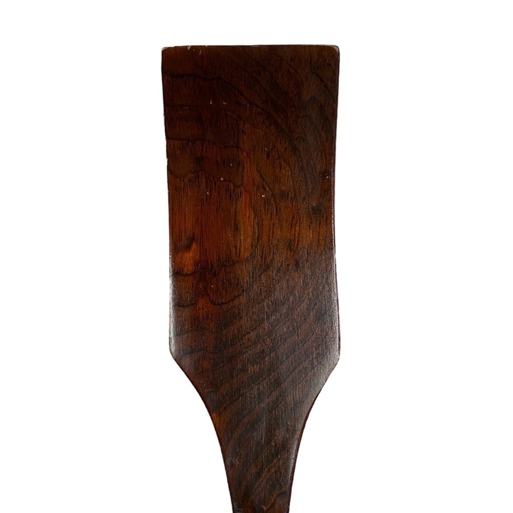 Vintage 1970s Large Wooden Spoon and Fork Wall Candlestick Art - Picture 3 of 10